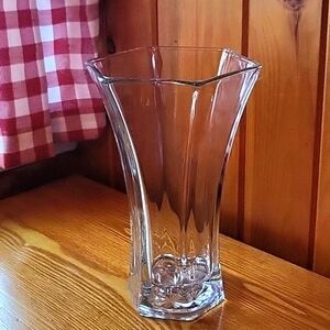 Vintage Hoosier Glass Six Panel Vase